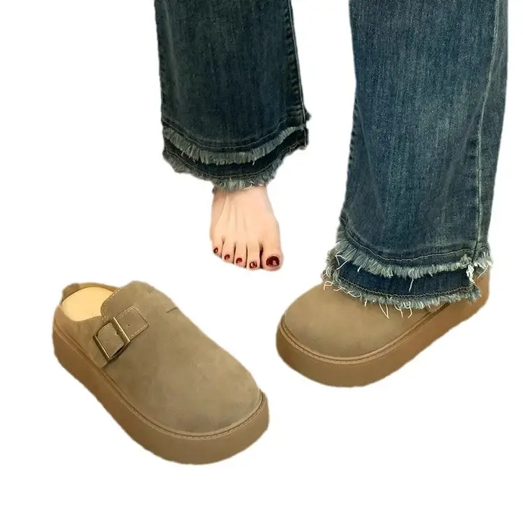 Women Platform Birkenstock Slippers Brown New 2025 - Image 7