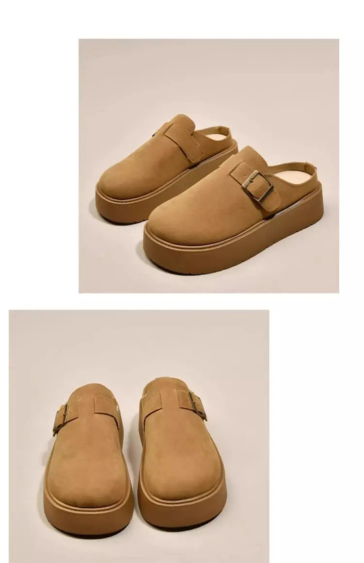 Women Platform Birkenstock Slippers Brown New 2025 — feature 10