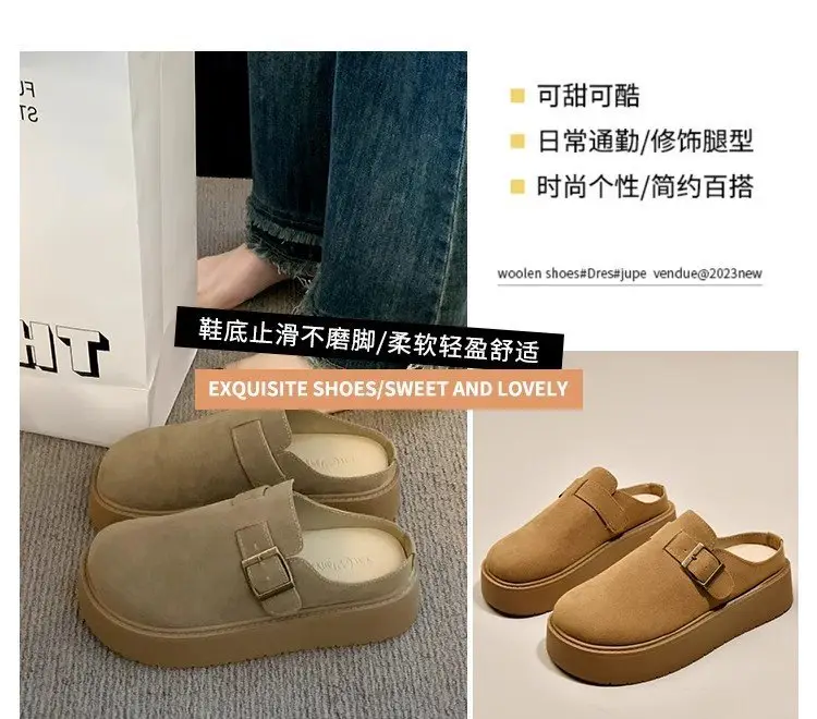 Women Platform Birkenstock Slippers Brown New 2025 — feature 3