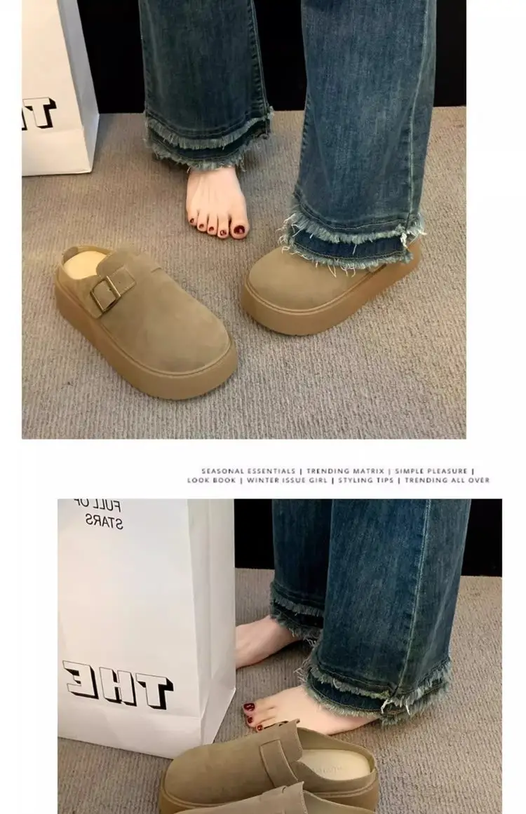 Women Platform Birkenstock Slippers Brown New 2025 — feature 7
