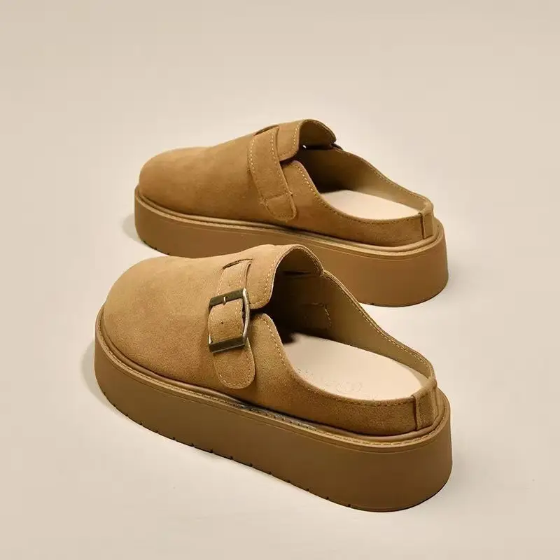 Women Platform Birkenstock Slippers Brown New 2025 - Image 2
