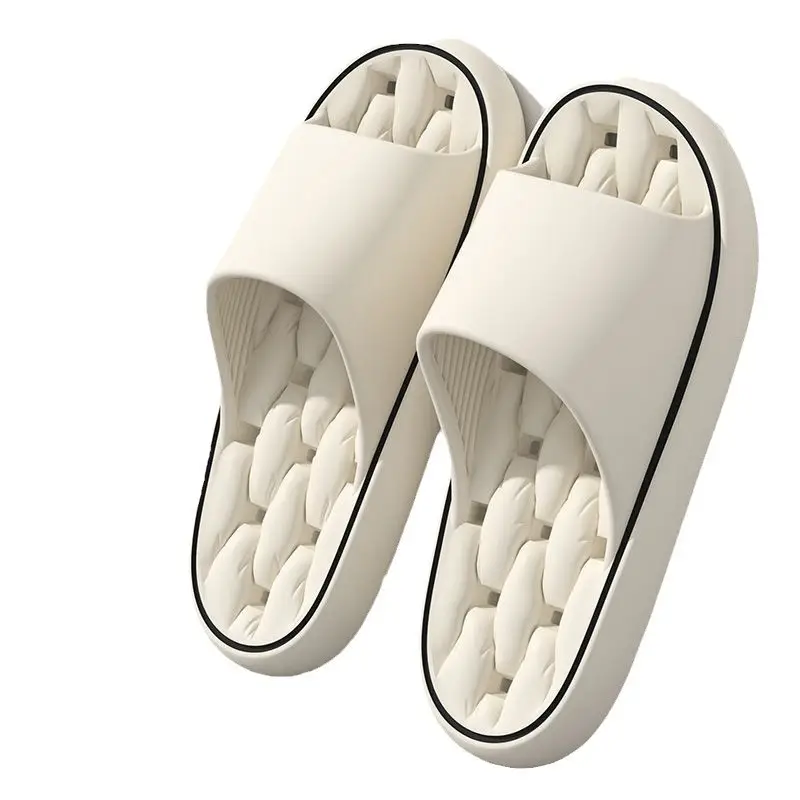 Bathroom Slippers Women's New Quick-drying Non-slip Indoor Bath Couples Non-slip Thick Bottom Leakage Sandals for Men's Home - Image 12