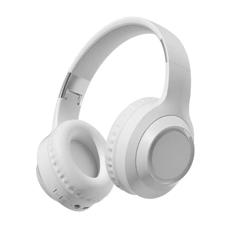 White Wireless Headset for Gaming & Music