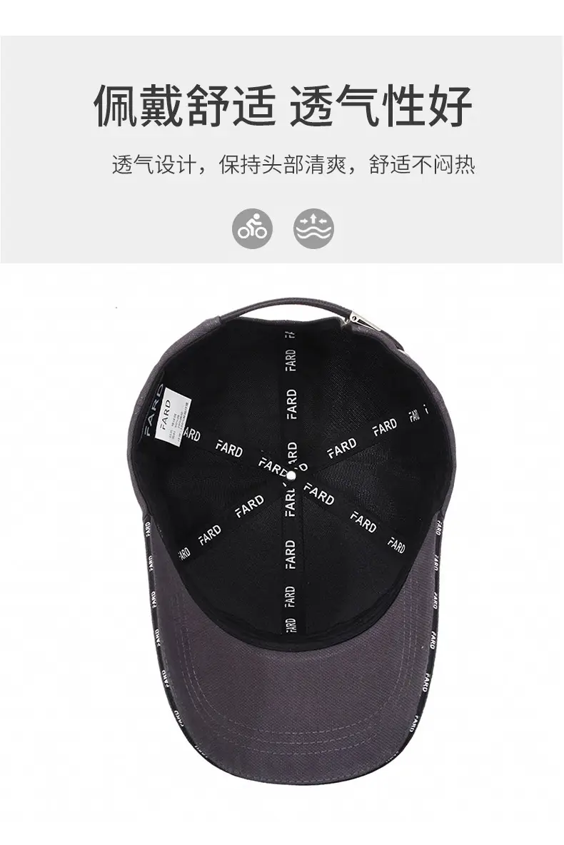 Women Black Baseball Cap Spring Autumn Fashion — feature 5