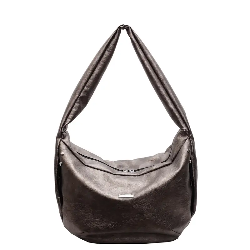 Women's Crossbody Tote Bag Brown Korean Style 2024 - Image 9