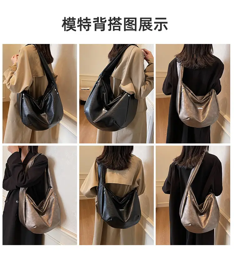 Women's Crossbody Tote Bag Brown Korean Style 2024 — feature 10
