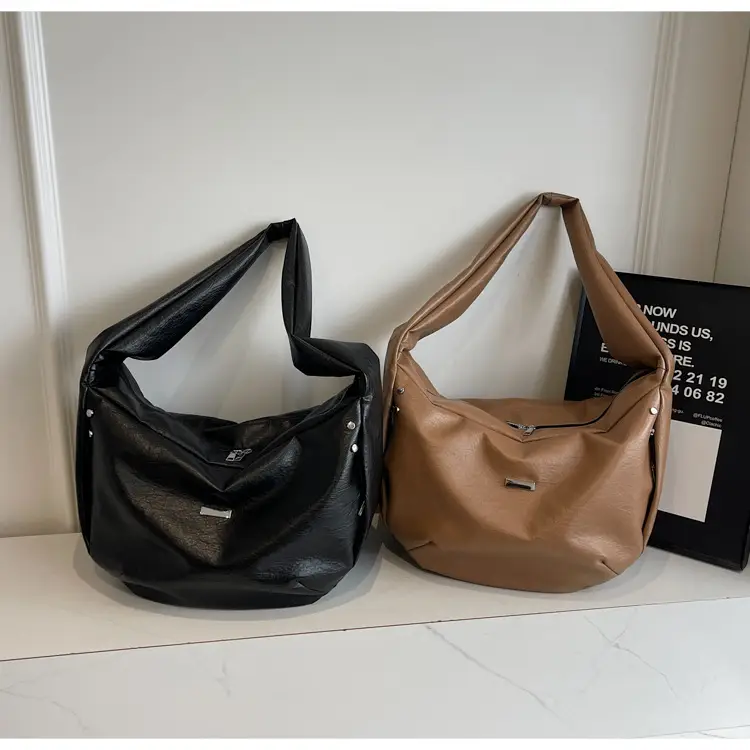 Women's Crossbody Tote Bag Brown Korean Style 2024 — feature 100