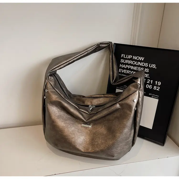Women's Crossbody Tote Bag Brown Korean Style 2024 — feature 101