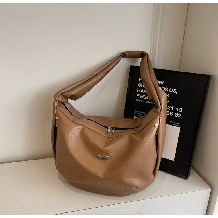 Women's Crossbody Tote Bag Brown Korean Style 2024 — feature 102