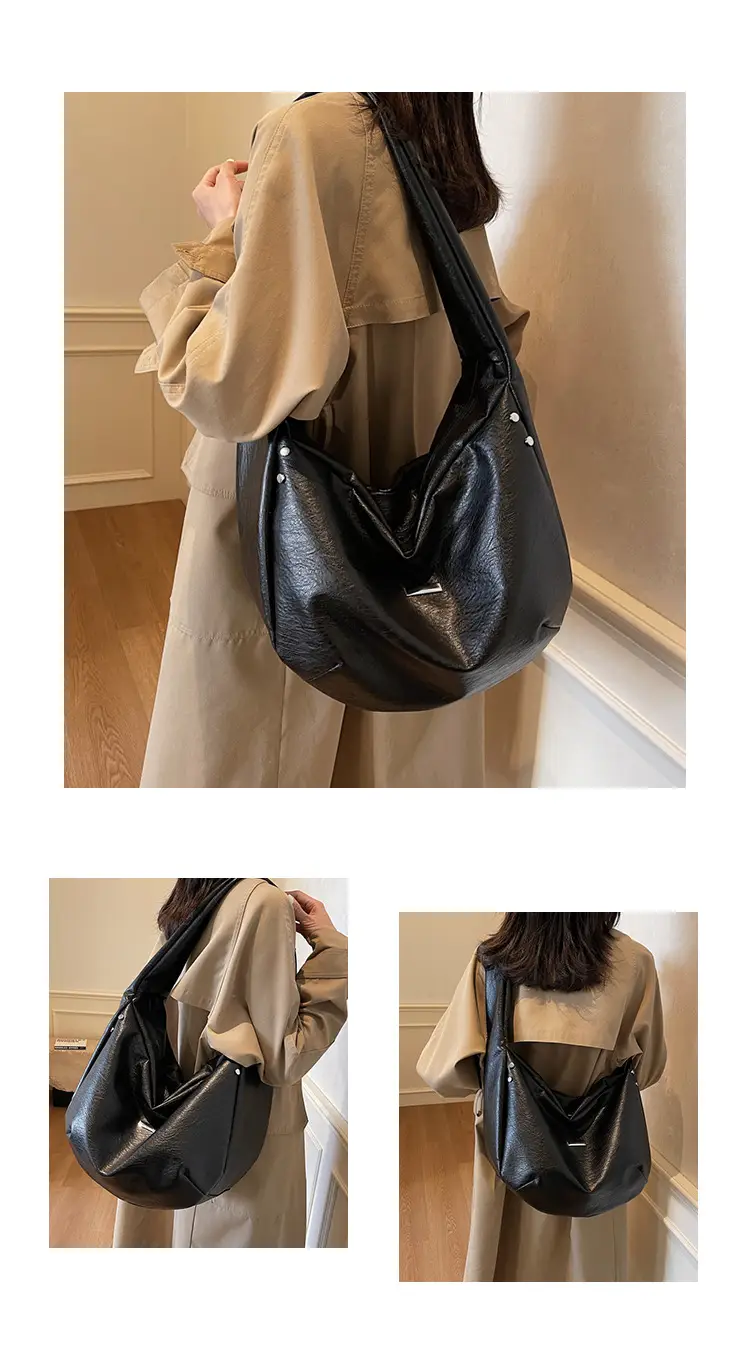 Women's Crossbody Tote Bag Brown Korean Style 2024 — feature 11