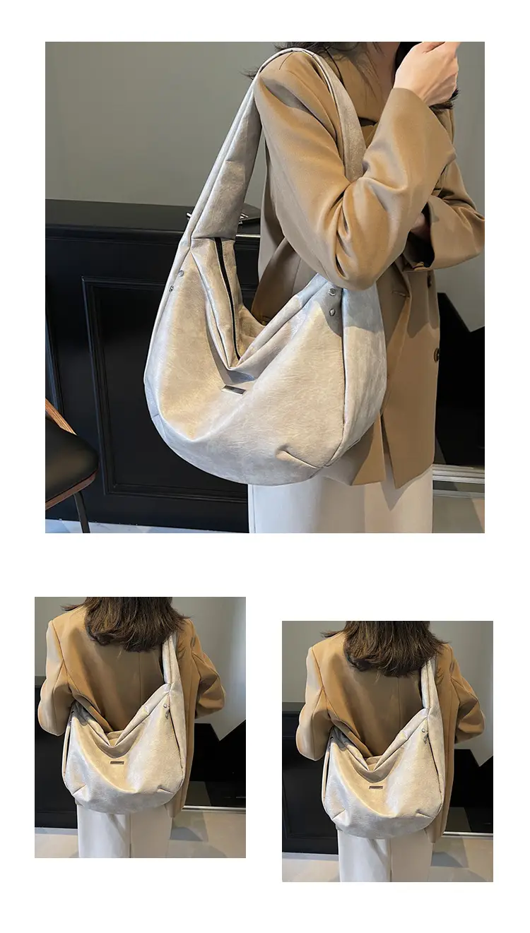 Women's Crossbody Tote Bag Brown Korean Style 2024 — feature 13