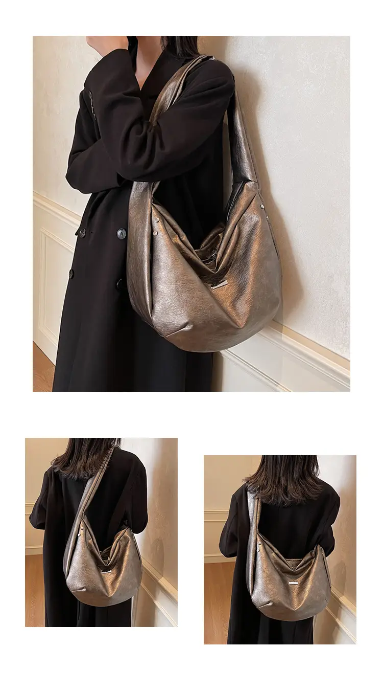Women's Crossbody Tote Bag Brown Korean Style 2024 — feature 14