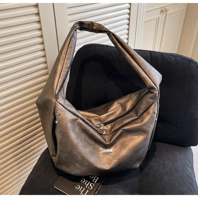 Women's Crossbody Tote Bag Brown Korean Style 2024 — feature 17