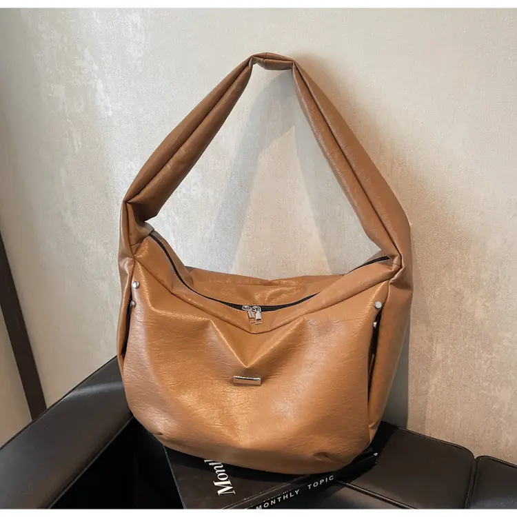 Women's Crossbody Tote Bag Brown Korean Style 2024 — feature 19