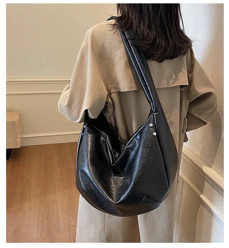 Women's Crossbody Tote Bag Brown Korean Style 2024 — feature 3