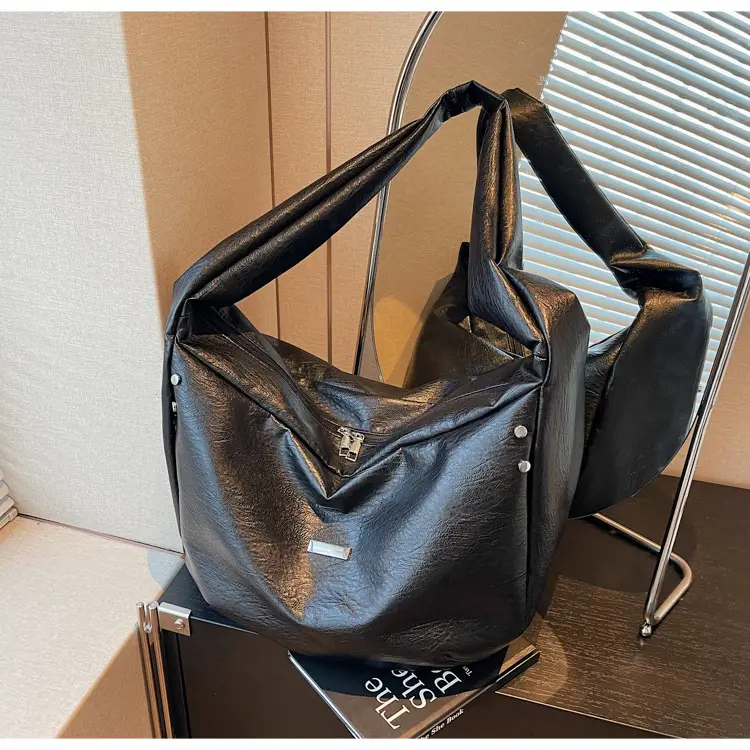 Women's Crossbody Tote Bag Brown Korean Style 2024 — feature 33