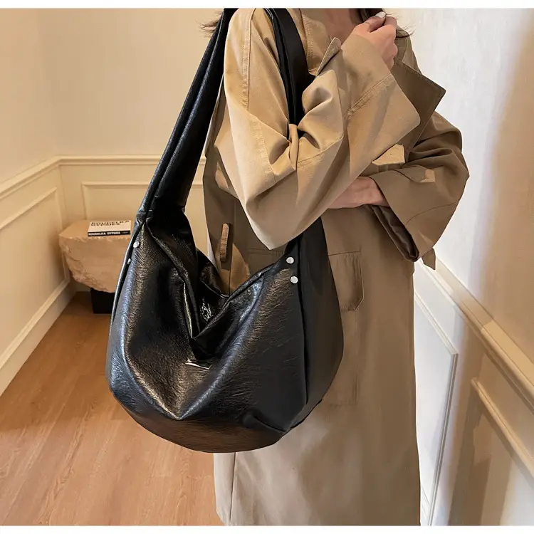 Women's Crossbody Tote Bag Brown Korean Style 2024 — feature 35