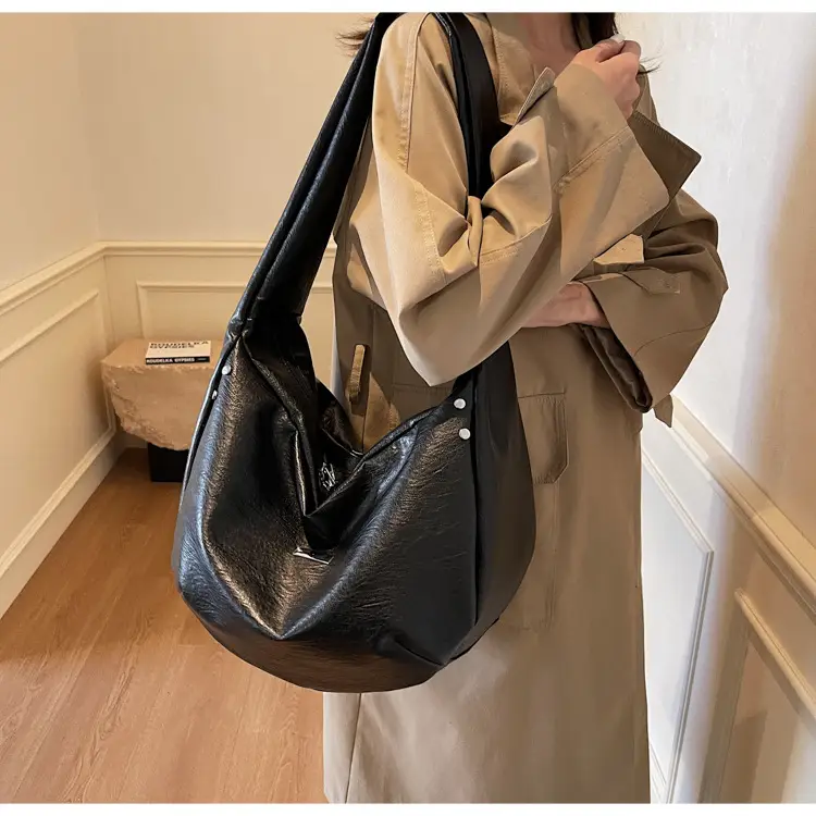 Women's Crossbody Tote Bag Brown Korean Style 2024 — feature 36