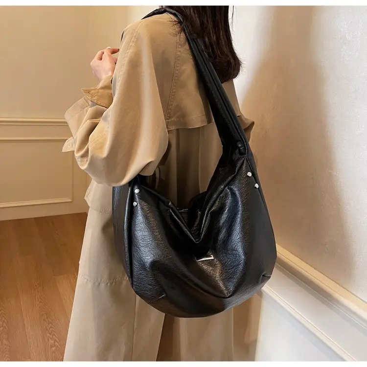 Women's Crossbody Tote Bag Brown Korean Style 2024 — feature 40