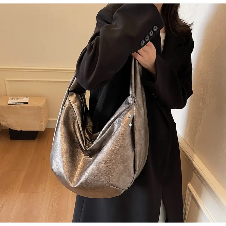Women's Crossbody Tote Bag Brown Korean Style 2024 — feature 52