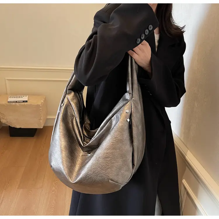 Women's Crossbody Tote Bag Brown Korean Style 2024 — feature 53