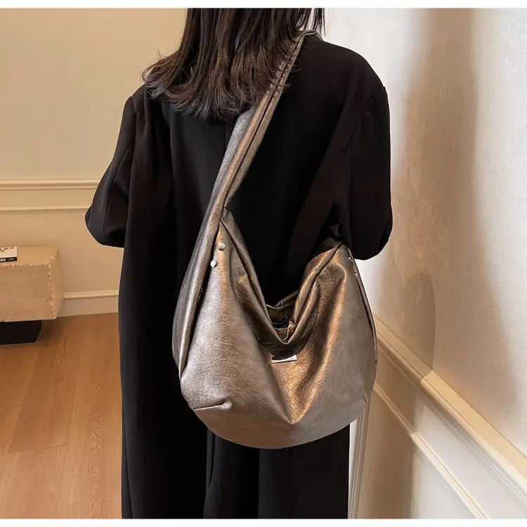 Women's Crossbody Tote Bag Brown Korean Style 2024 — feature 54