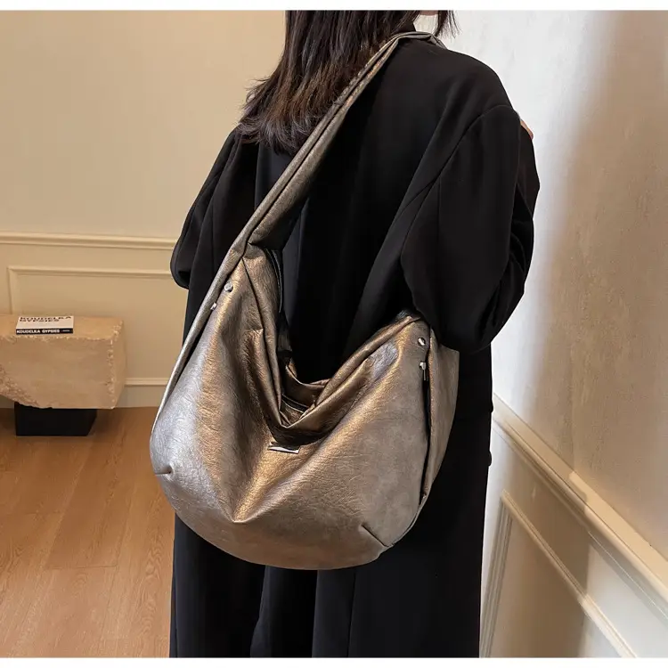 Women's Crossbody Tote Bag Brown Korean Style 2024 — feature 56