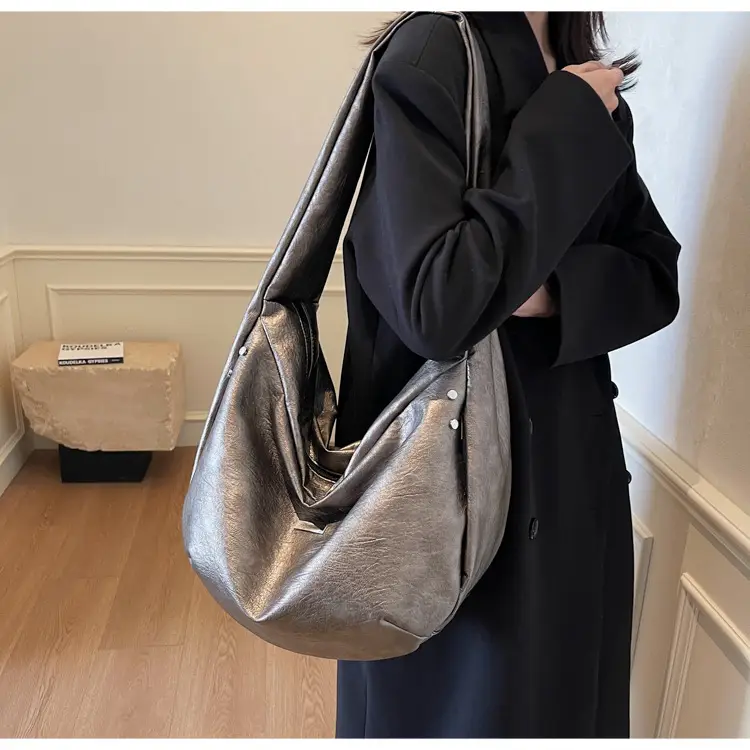 Women's Crossbody Tote Bag Brown Korean Style 2024 — feature 59