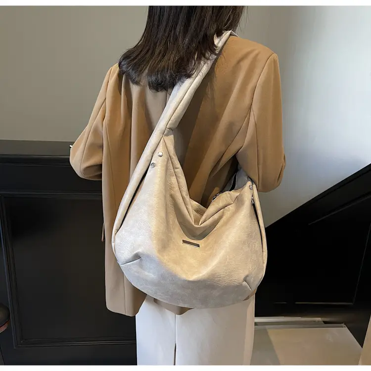 Women's Crossbody Tote Bag Brown Korean Style 2024 — feature 60