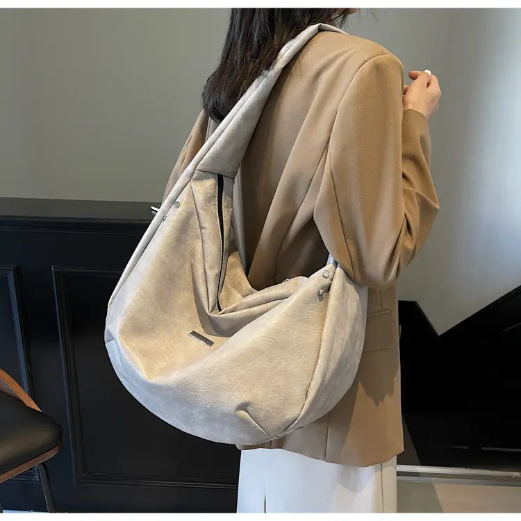 Women's Crossbody Tote Bag Brown Korean Style 2024 — feature 62