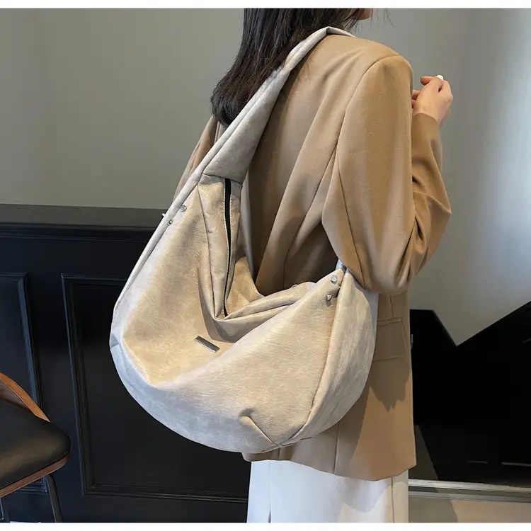 Women's Crossbody Tote Bag Brown Korean Style 2024 — feature 63