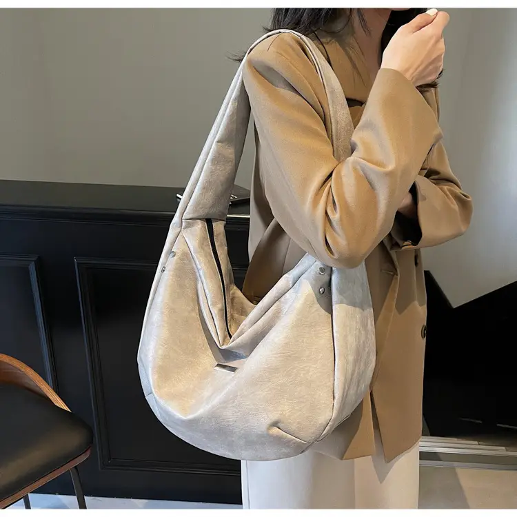 Women's Crossbody Tote Bag Brown Korean Style 2024 — feature 64