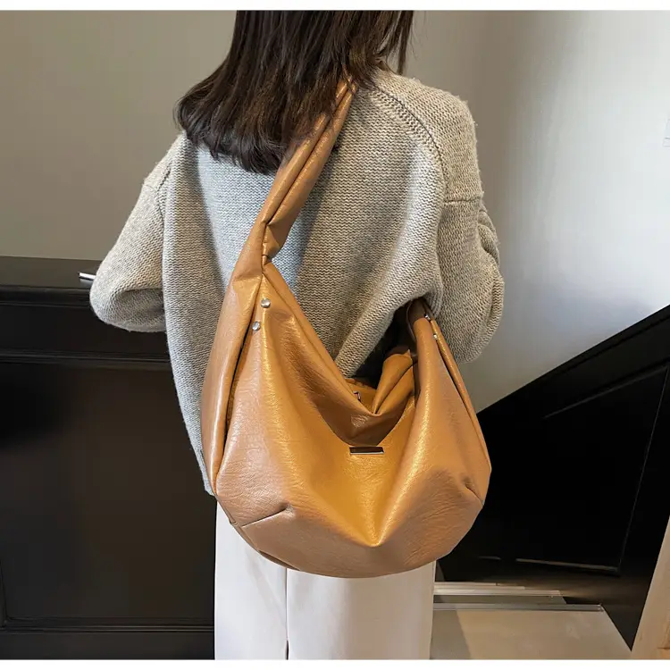 Women's Crossbody Tote Bag Brown Korean Style 2024 — feature 68