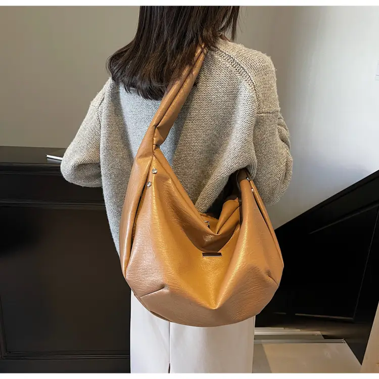 Women's Crossbody Tote Bag Brown Korean Style 2024 — feature 69
