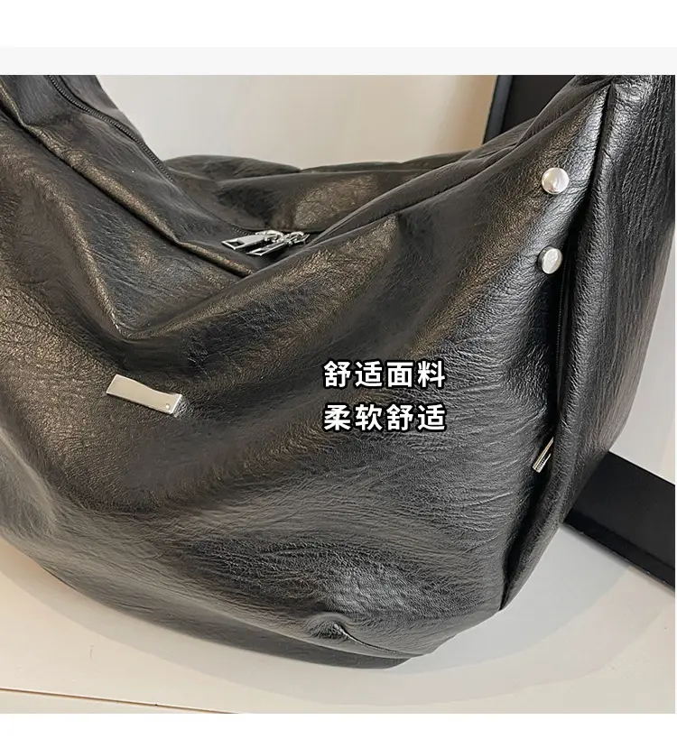 Women's Crossbody Tote Bag Brown Korean Style 2024 — feature 7