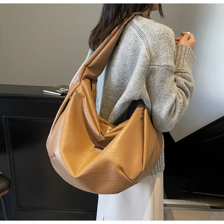 Women's Crossbody Tote Bag Brown Korean Style 2024 — feature 71