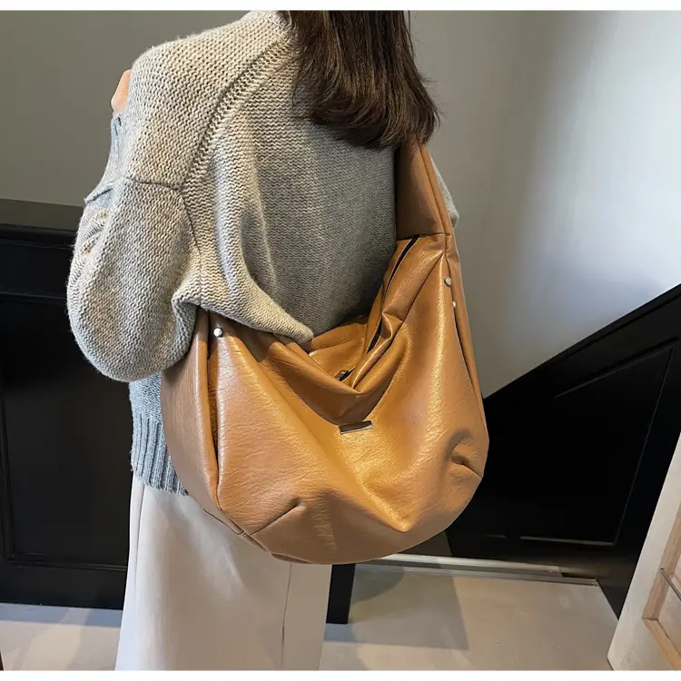 Women's Crossbody Tote Bag Brown Korean Style 2024 — feature 76