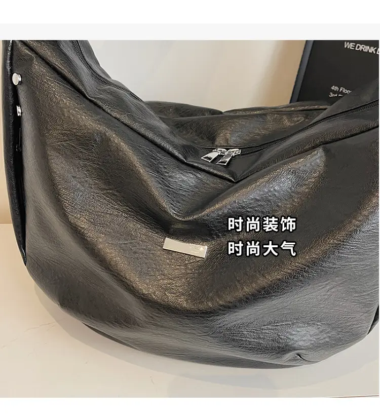 Women's Crossbody Tote Bag Brown Korean Style 2024 — feature 8