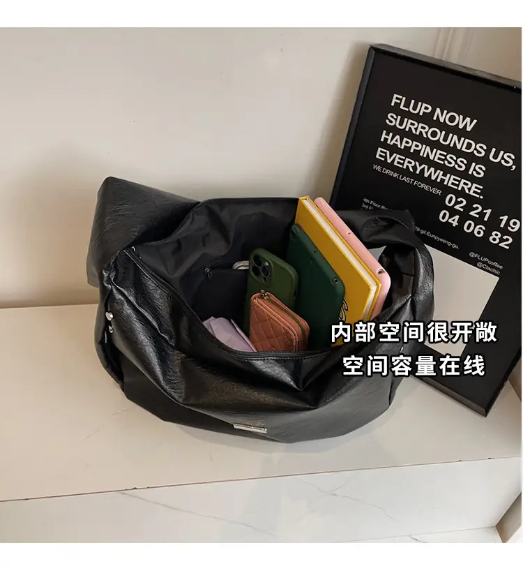 Women's Crossbody Tote Bag Brown Korean Style 2024 — feature 9