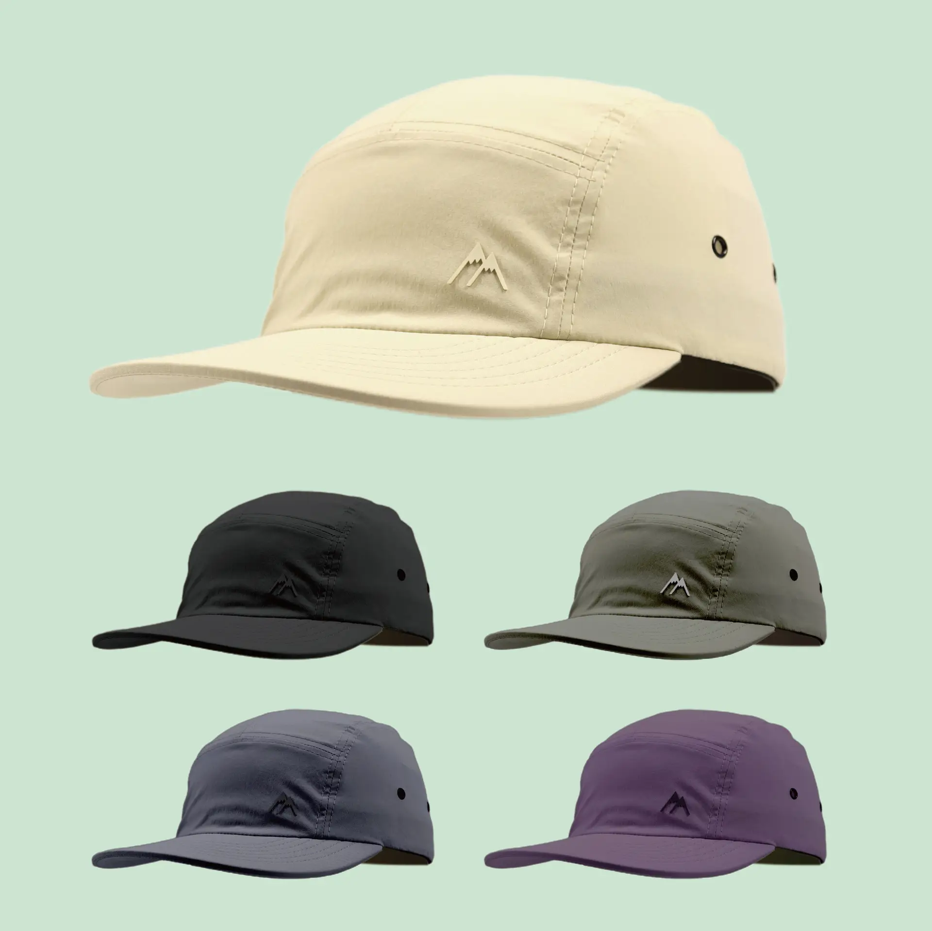 Men's New Japanese Lightweight Baseball Cap Grey - Image 5