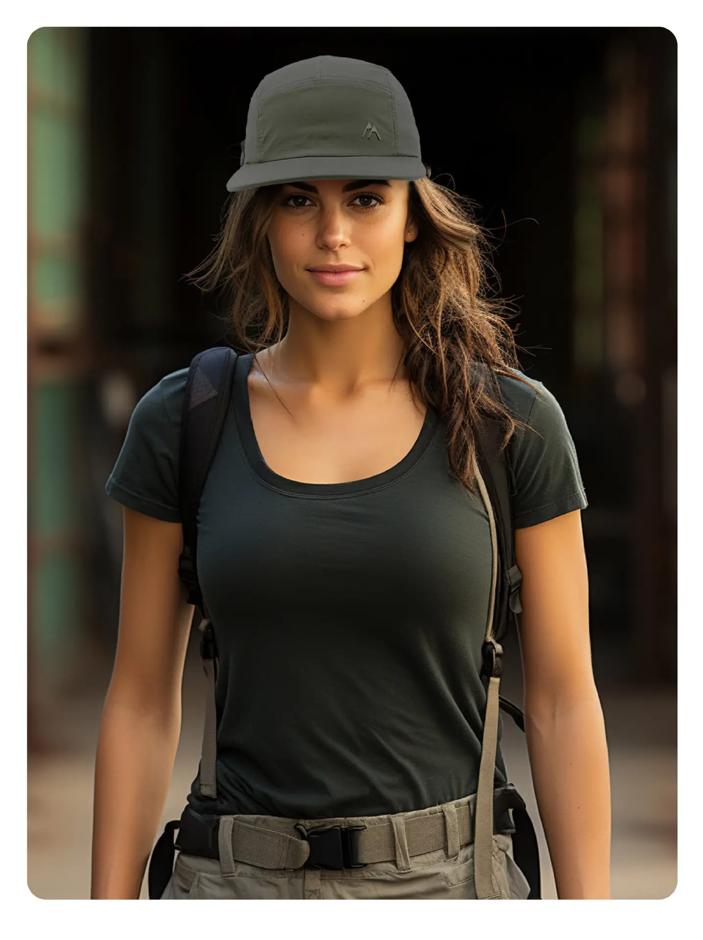 Men's New Japanese Lightweight Baseball Cap Grey — feature 3
