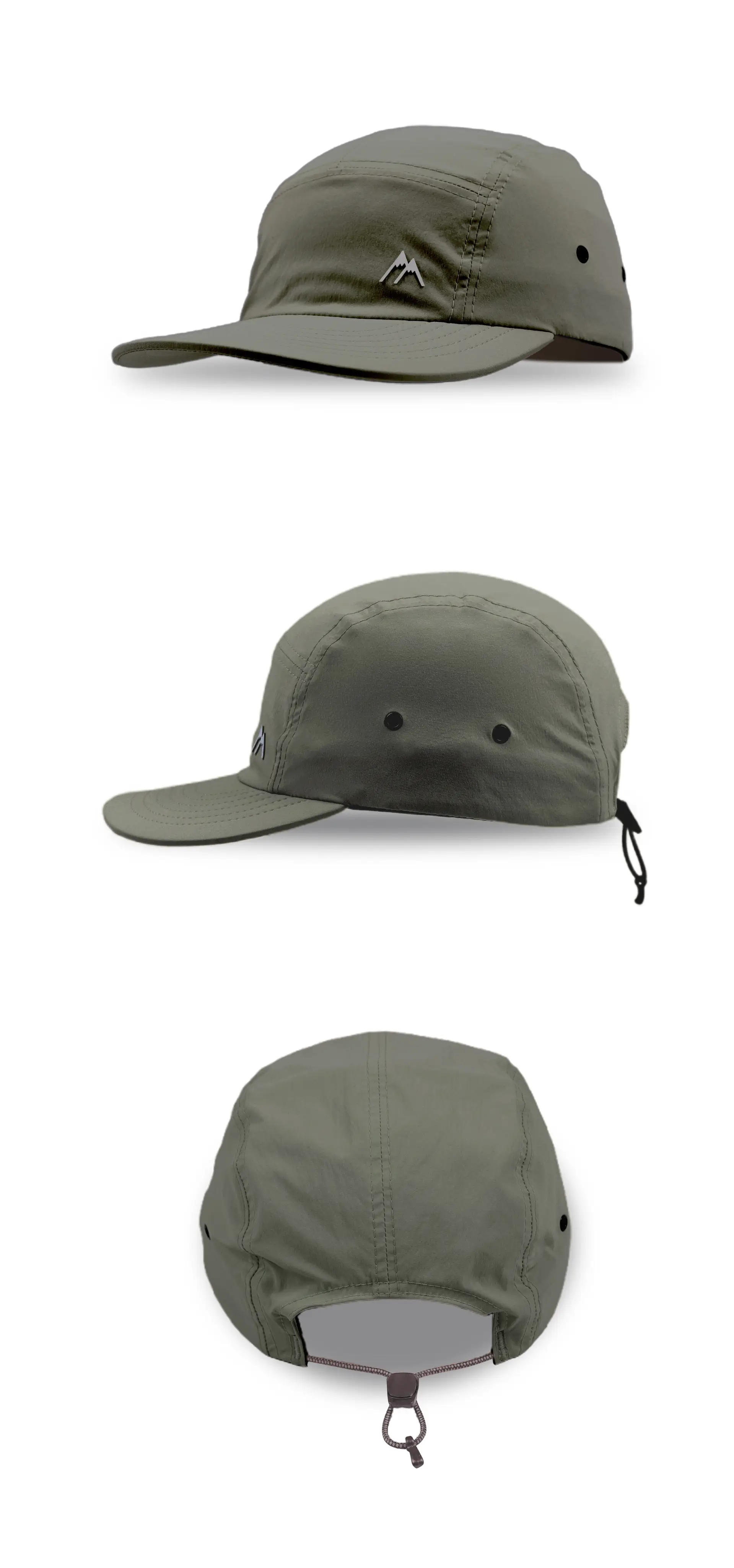 Men's New Japanese Lightweight Baseball Cap Grey — feature 7