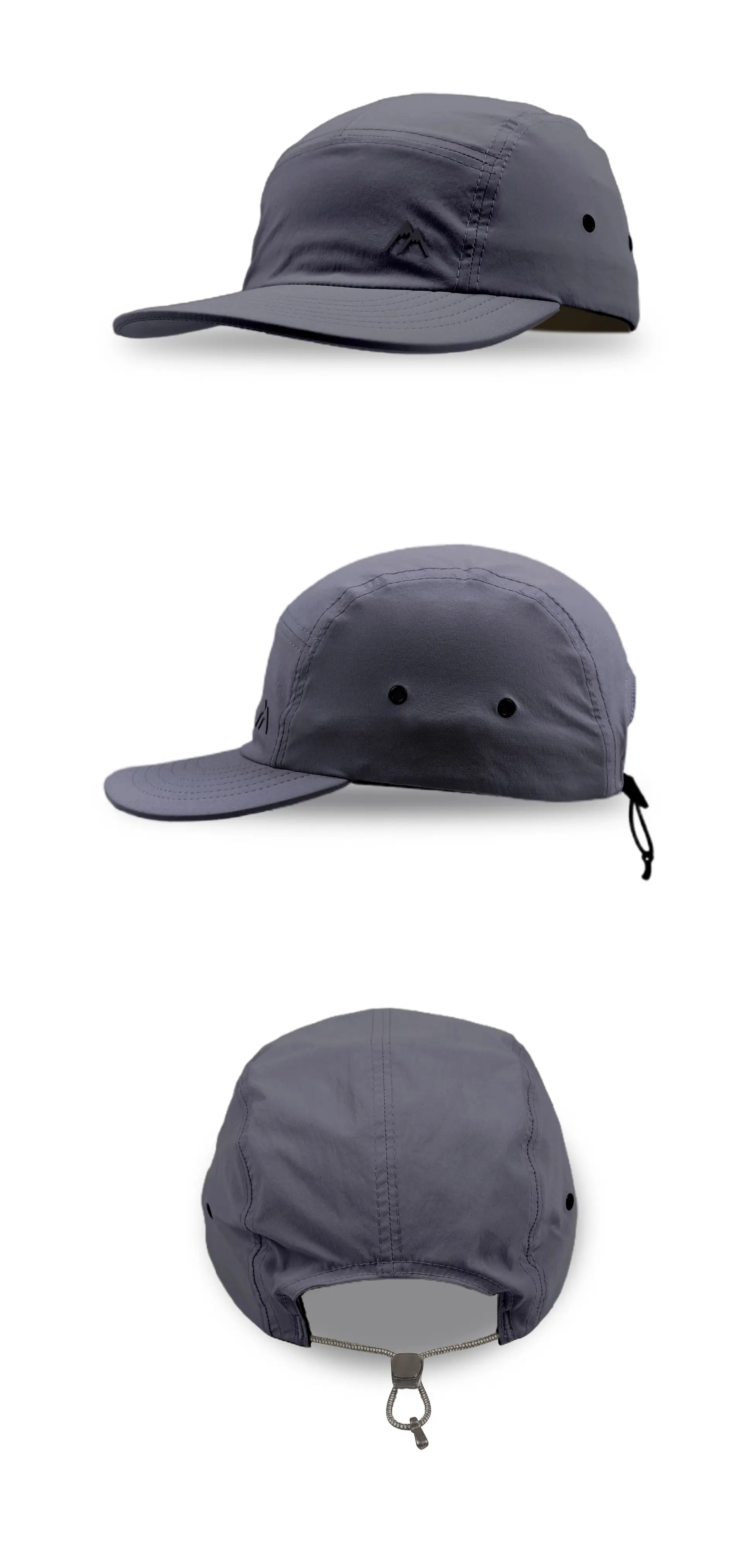 Men's New Japanese Lightweight Baseball Cap Grey — feature 8