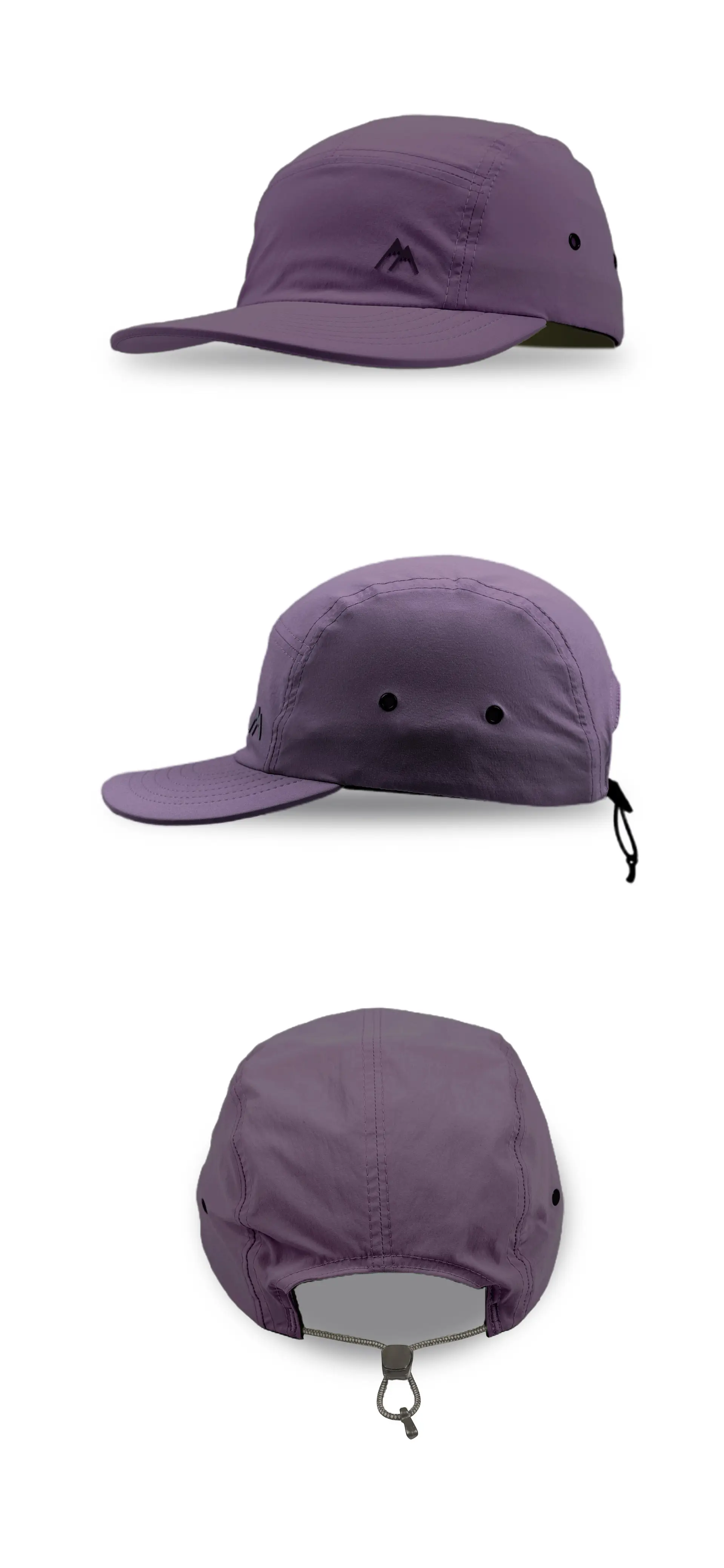 Men's New Japanese Lightweight Baseball Cap Grey — feature 9