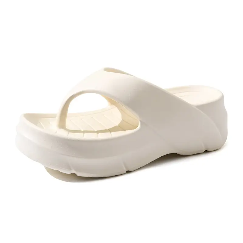 Women's Flip-Flops Summer Non-Stinky Foot Wear-Resistant Slippers EVA Home Non-Slip Wearing Heightened Shit-Treading Sandals - Image 9