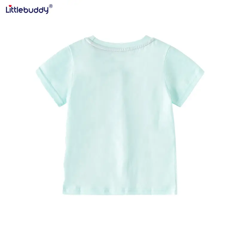 2025 Boys Pure Cotton Dinosaur Print T-Shirt - Image 3