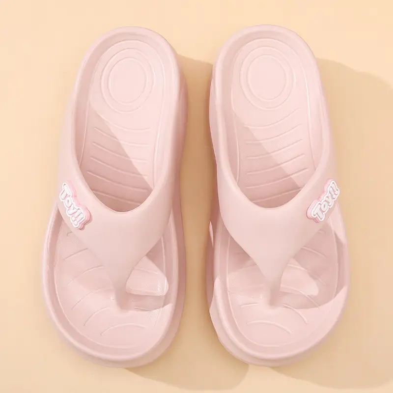 Flip-flops women's summer outdoor beach non-stinky feet sandals home wear-resistant height-increasing non-slip all-match high-end slippers - Image 8
