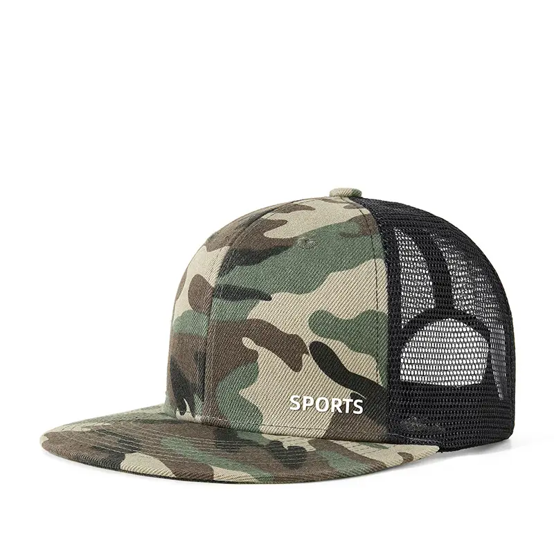 Black Mesh Sports Cap with Logo - Image 3