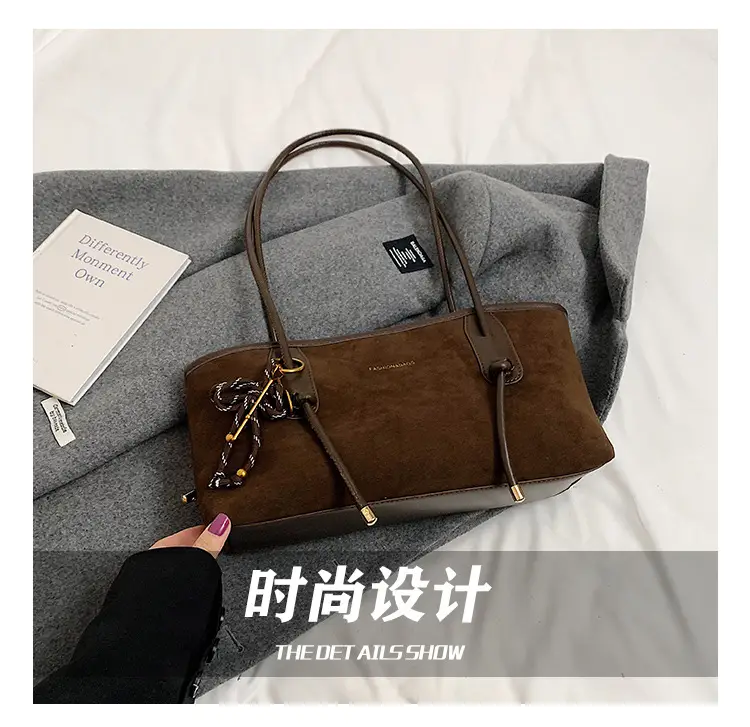 Black Crossbody Tote Bag for Women 2024 Winter Commute — feature 3