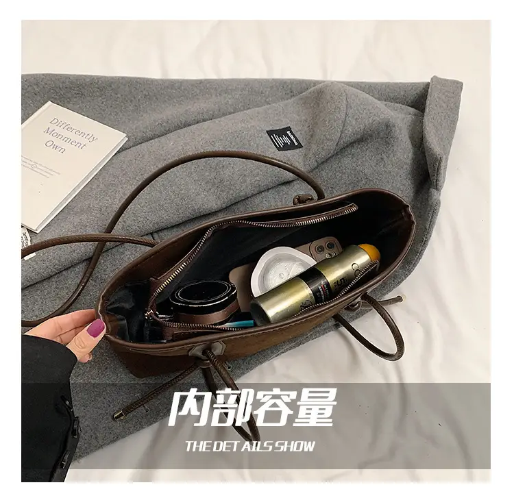 Black Crossbody Tote Bag for Women 2024 Winter Commute — feature 4